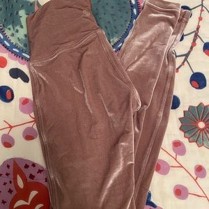EUC Lululemon velvet leggings size 2